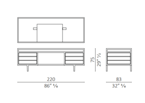 Ceccotti Collezioni Rive Droite Office Desk