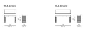 Ceccotti Collezioni I.C.S. Console Table