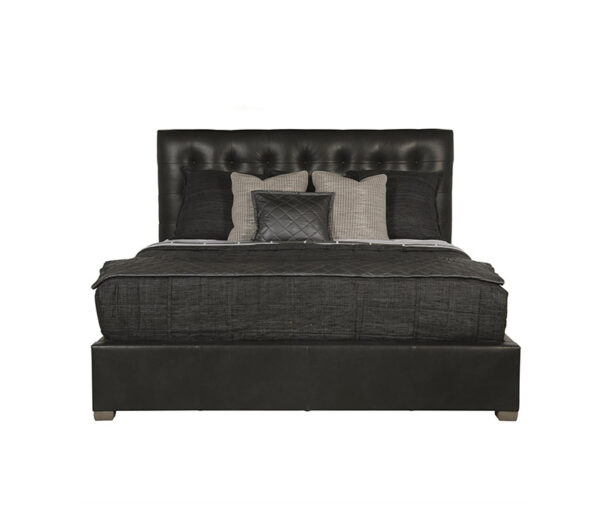 Bernhar*t Avery Leather Panel Bed