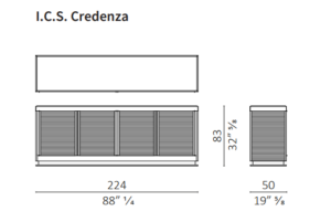 Ceccotti Collezio*i I.C.S. Credenza Cabinet