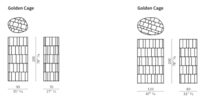 Ceccotti Collezio*i Golden Cage Bookcase