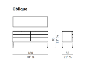 Ceccotti Collezio*i Oblique Chest Of Drawers