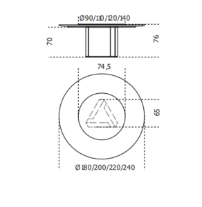 Gallotti&Radi*e Platium Round Dining Table