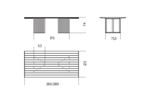 Gallotti&Radi*e Prism Dining Table