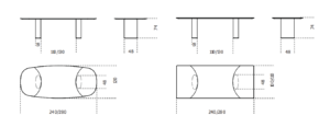 Gallotti&Radi*e Shiro Dining Table