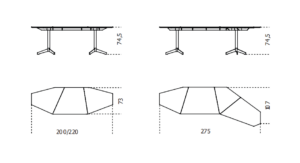 Gallotti&Radi*e Zen Dining Table