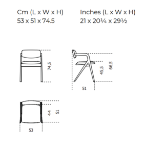 Gallotti&Radi*e Keyko Dining Chair