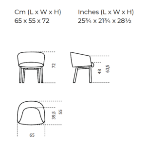 Gallotti&Radi*e Livrette Dining Chair