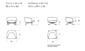 Gallotti&Radi*e Livre Sofa