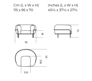 Gallotti&Radi*e Sophie Sofa