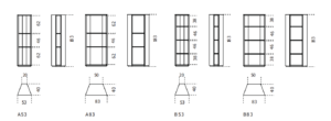 Gallotti&Radi*e Prism Divider Bookshelf