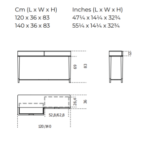 Gallotti&Radi*e Tama Console Table