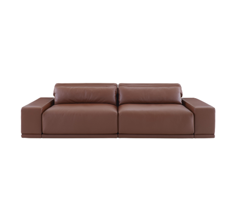 Ligne Rose*t Grand Angle Large Settee With Broad Armrest Without Lumbar Cushion