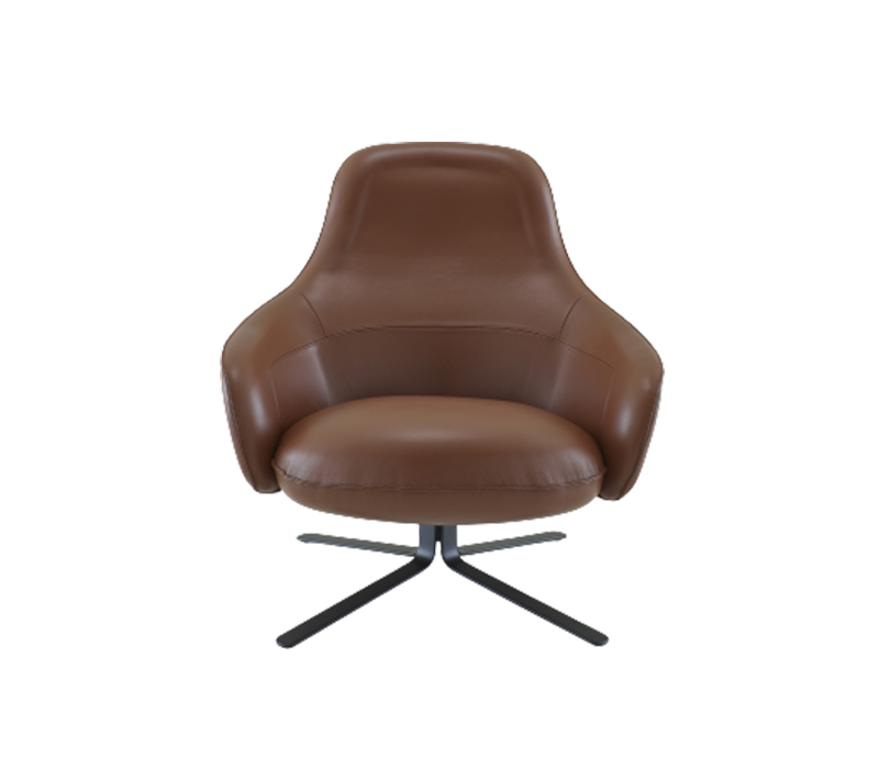 Ligne Rose*t Moa Swivelling Armchair / Low Back