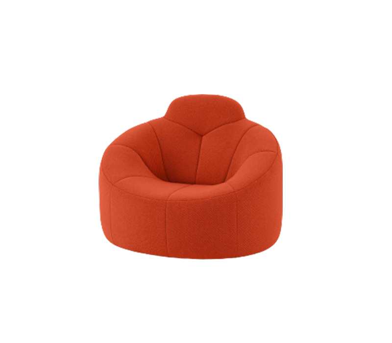 Ligne Rose*t Pumpkin Swivelling Armchair High Back