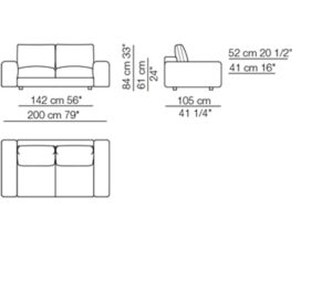 Arfle*x Low Land Sofa