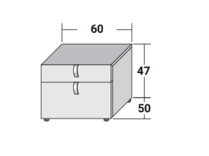 Flo*u Splendor Nightstand 