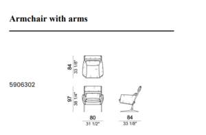 Arketip*o Barracuda Armchair