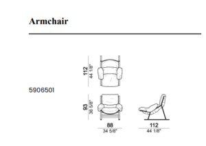 Arketip*o Belair Armchair