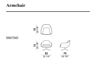 Arketip*o Bond Armchair