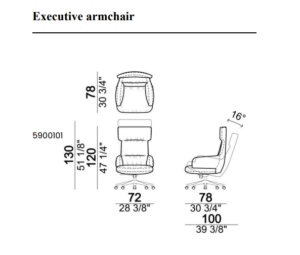 Arketip*o Forbes Armchair