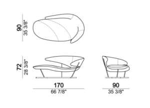 Arketip*o Manta Armchair