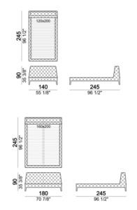 Arketip*o Windsor Dream Bed