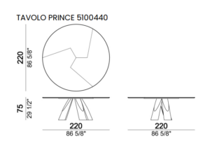 Arketip*o Prince Dining Table