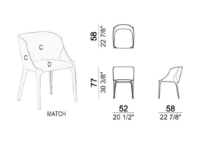 Arketip*o Goldie Dining Chair