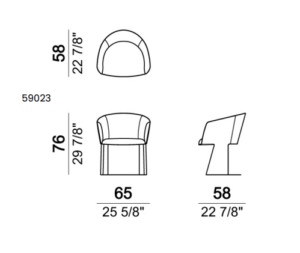 Arketip*o Numa Dining Chair