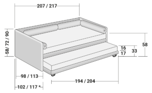 Flo*u Duetto Bed