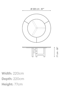 Bonald*o Pivot ST Dining Table