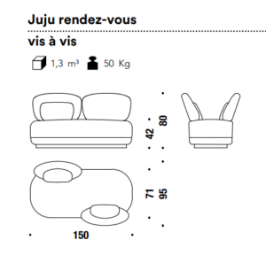 Moros*o Juju Rendez-Vous Sofa