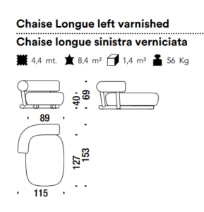 Moros*o Pipe Chaise Longue