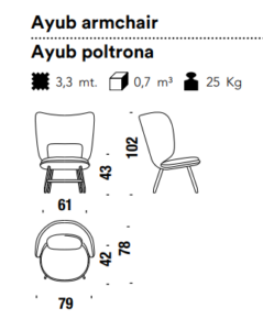 Moros*o Ayub Armchair