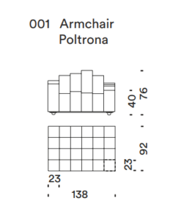 Moros*o Do-Lo-Rez Armchair