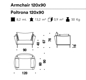 Moros*o Gentry Armchair