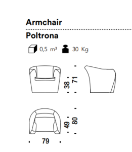 Moros*o Panna Armchair