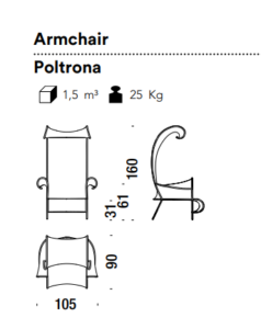 Moros*o Shadowy Armchair