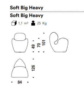 Moros*o Soft Big Heavy Armchair