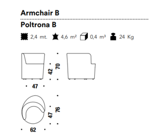 Moros*o Taba Armchair