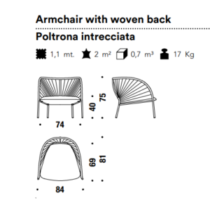 Moros*o Yumi Armchair 