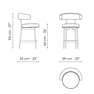 Bonald*o Neuilly Too Dining Chair