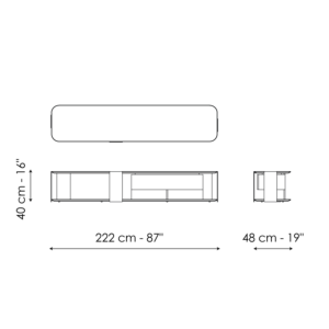 Bonald*o Paddle TV Cabinet