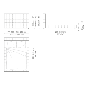 Bonald*o Squaring Bed