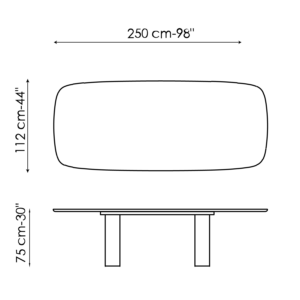 Bonald*o Geometric Dining Table