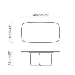 Bonald*o Mellow Dining Table